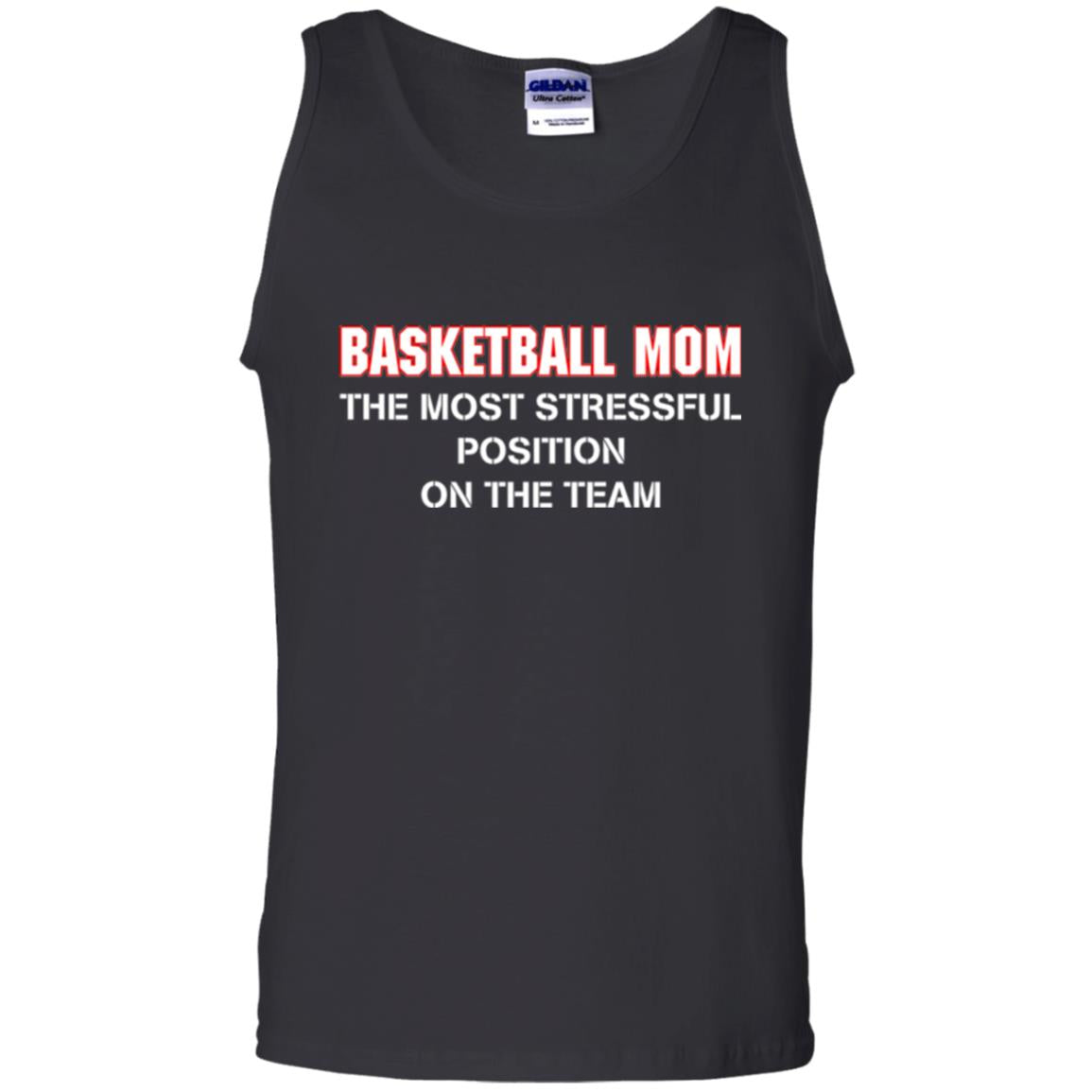 Basketball Lover T-shirt The Most Stressful Position Position On The Team Black