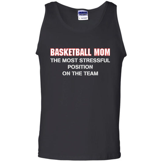 Basketball Lover T-shirt The Most Stressful Position Position On The Team Black