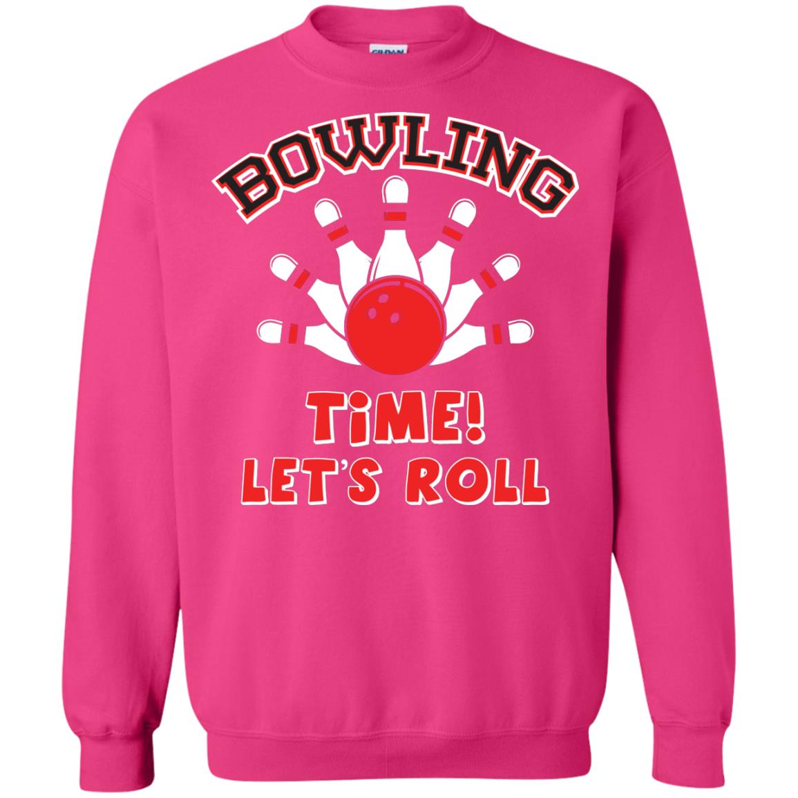 Bowling Lover T-shirt Time Let’s Roll Heliconia