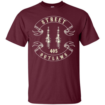 Engineer T-shirt 405 Street Outlaws Maroon