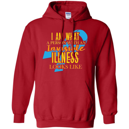 Autism T-shirt I Am What A Person With An Invinsible Illness Looks Like Red