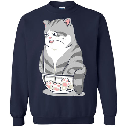 Cat Smile Cat Lover T-shirt Navy