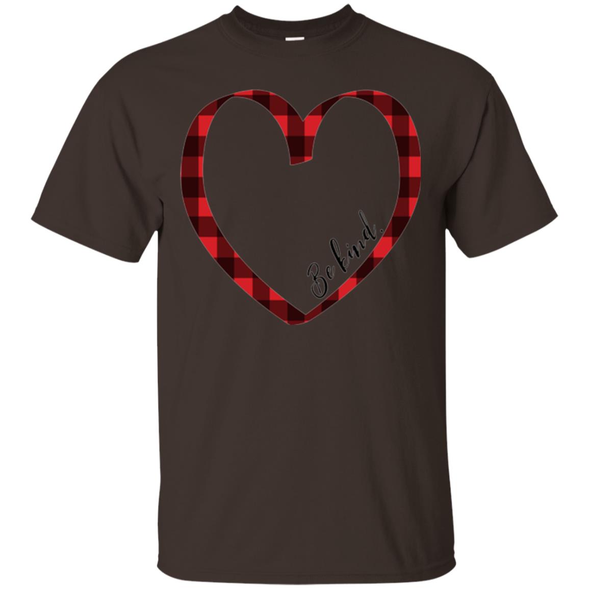 Be Kind Inspirational Motivational T-shirt Dark Chocolate