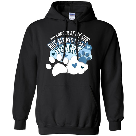 But Always In My Heart Dog In Heaven T-shirt Black