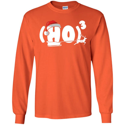 Christmas T-shirt Ho Ho Ho Orange