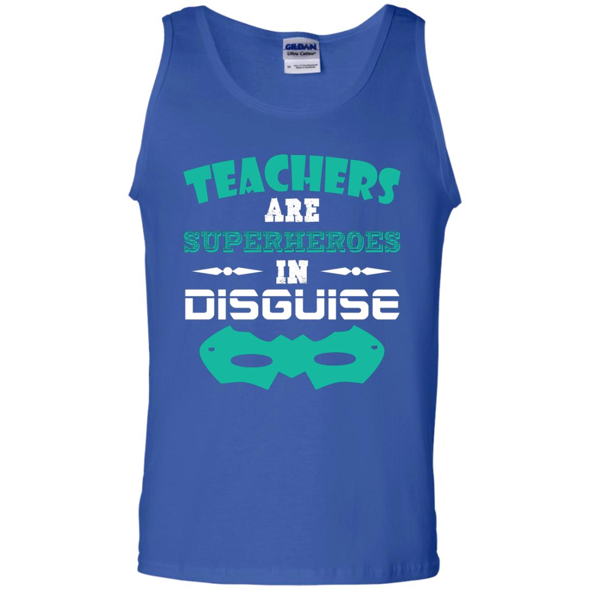 Teachers Are Superheroes In Disguise Movie Lover T-shirt Royal