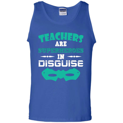 Teachers Are Superheroes In Disguise Movie Lover T-shirt Royal