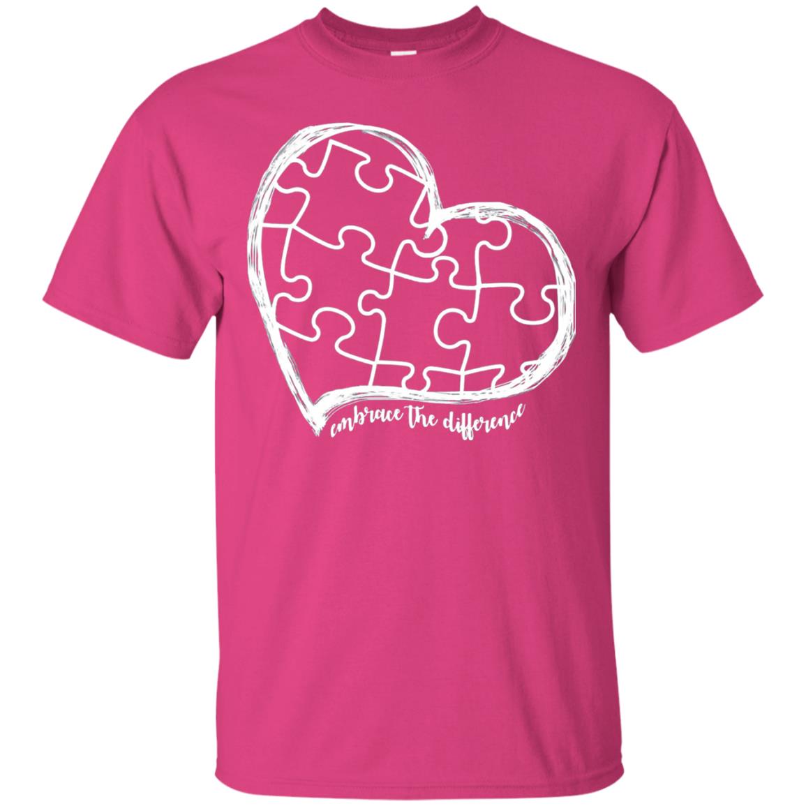 Autism Awareness Embrace Differences Shirt Heliconia