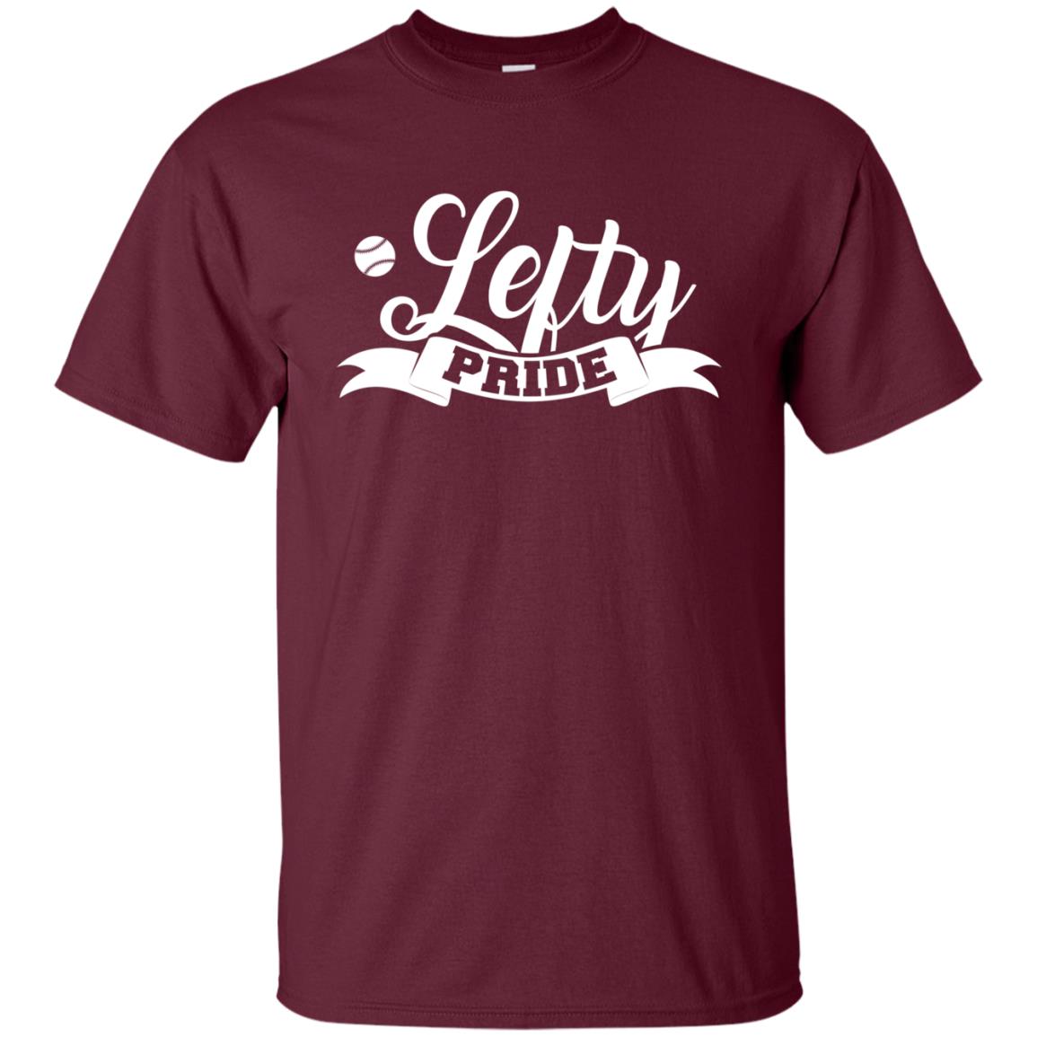 Left Pride Baseball Shirt Maroon