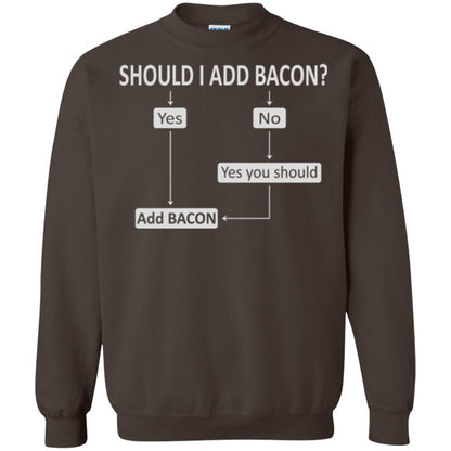 Bacon Lovers T-shirt Shoud I Add Bacon Dark Chocolate