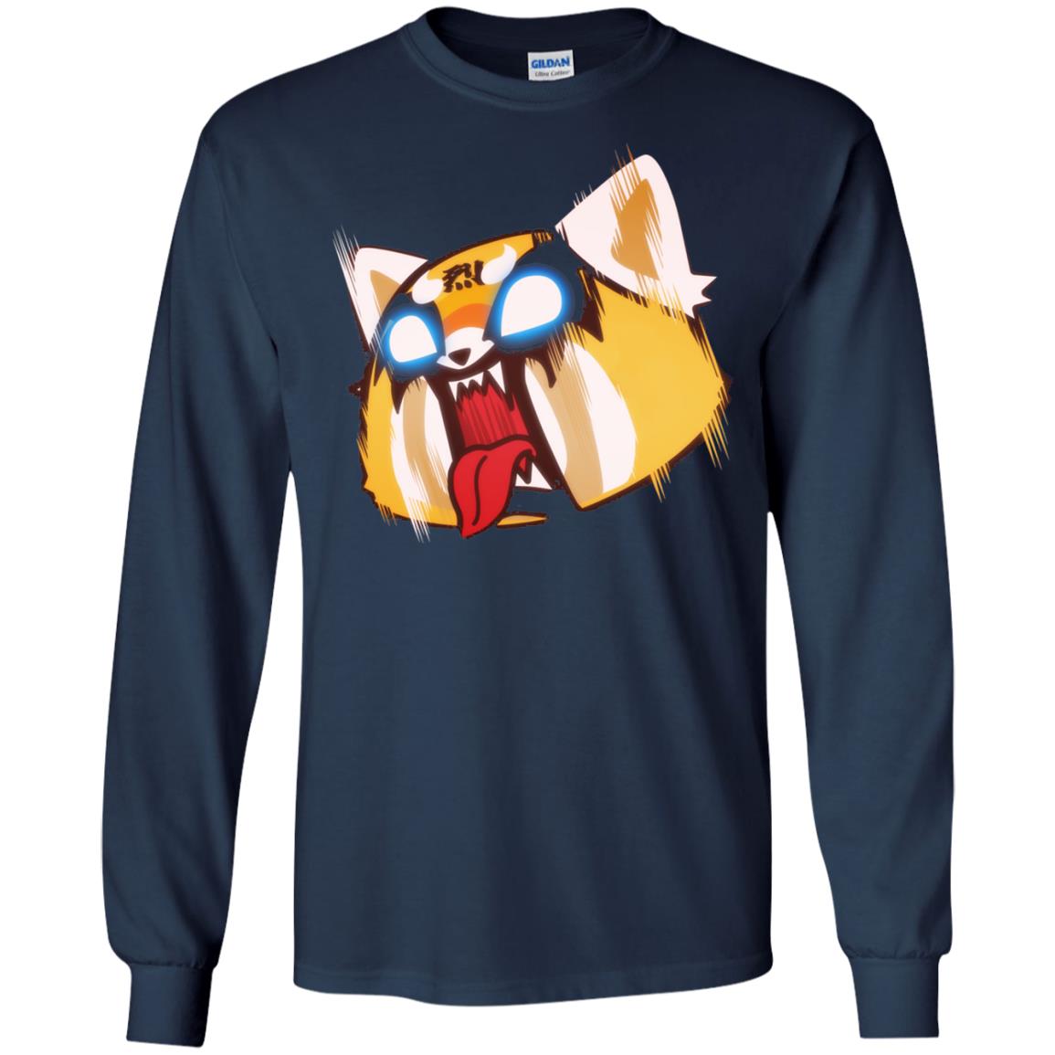 Aggretsuko Screaming Rage Tee Shirt Navy