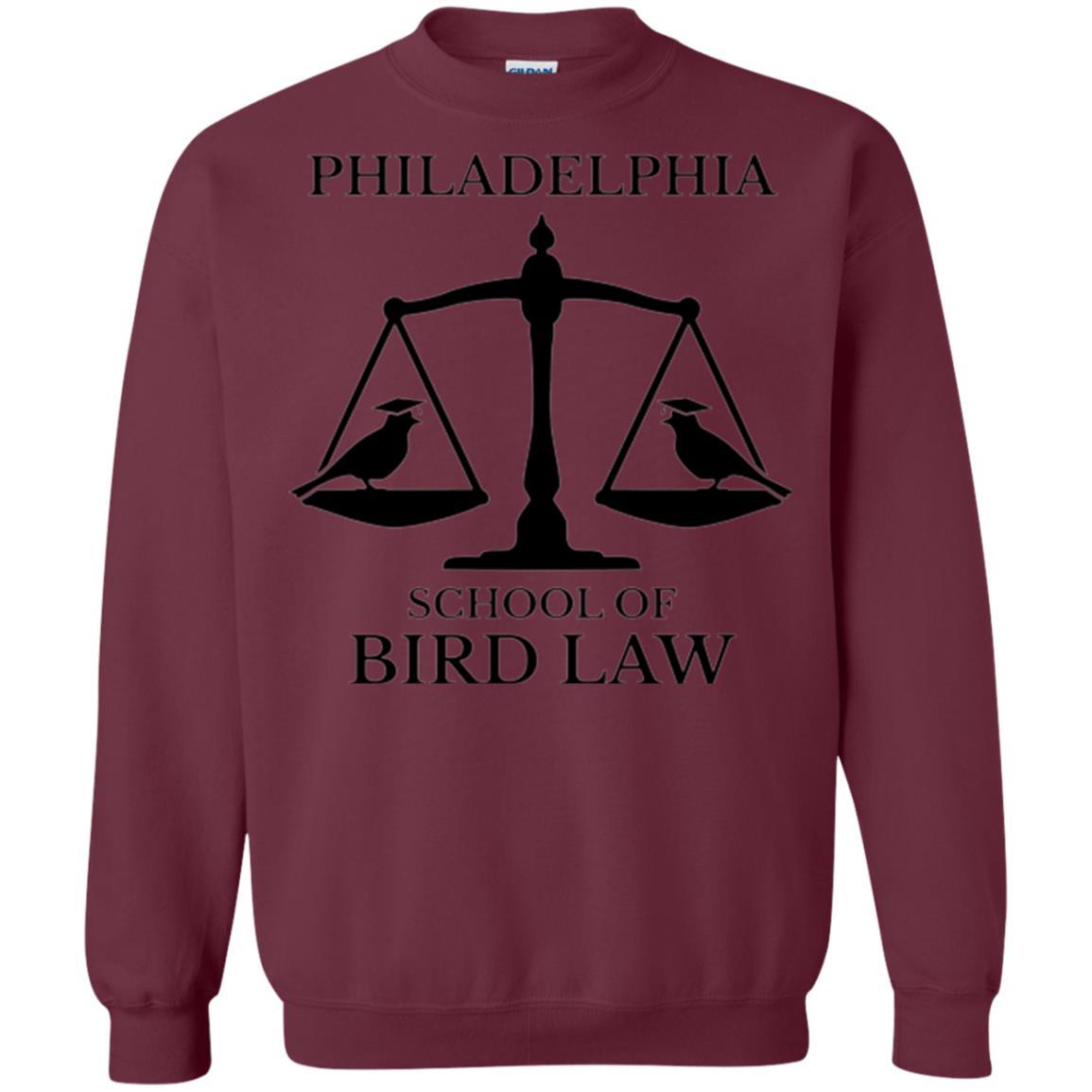 Lawyers T-shirt Philadelphia School Of Bird Law Maroon