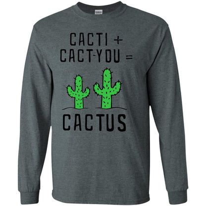 Funny Cactus Shirt Cacti Cact You Dark Heather