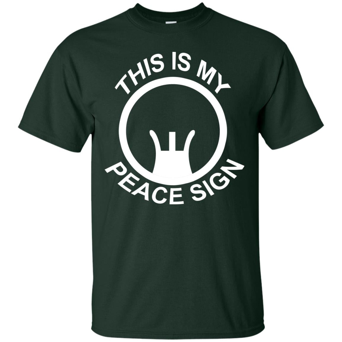 This Is My Peace Sign Shirt Forest