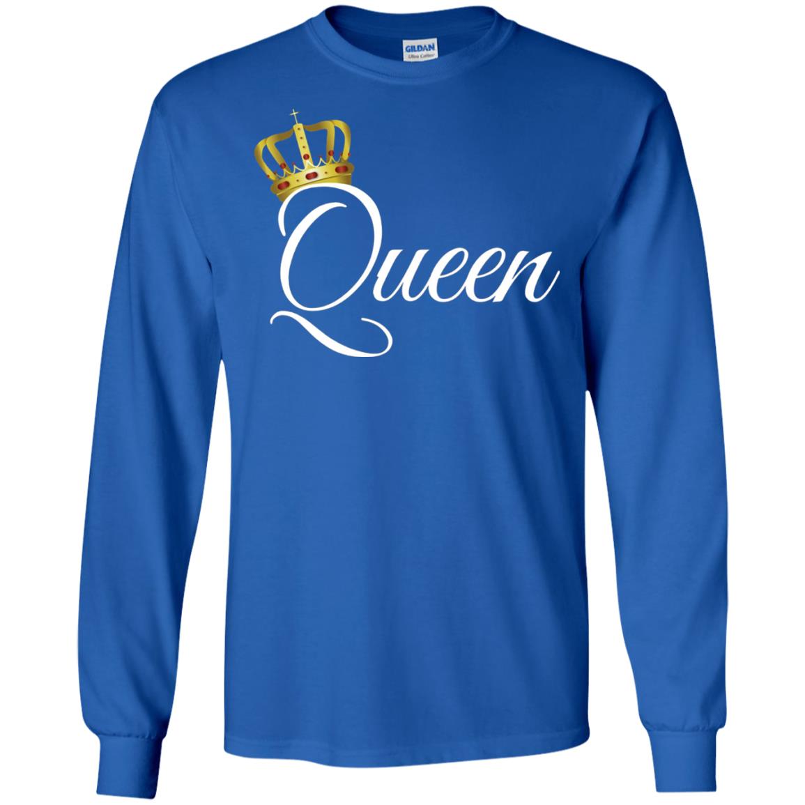 King And Queen T-shirt Matching Couple Outfits Royal