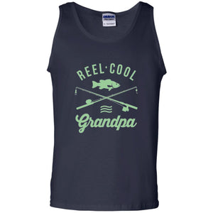 Fisherman T-shirt Retired Grandpa Reel Cool