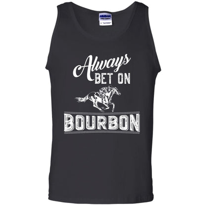 Kentucky T-shirt Always Bet On Bourbon In Horse Race Black