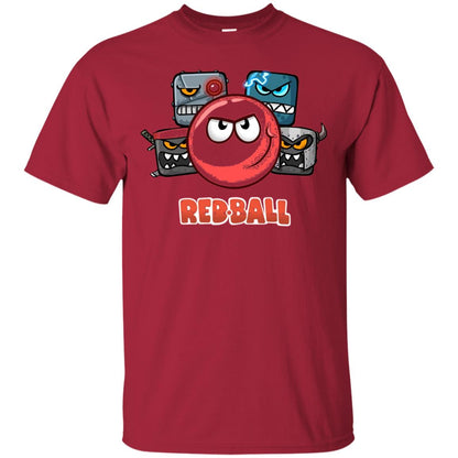 Red Ball 4 The Crew Game Lover T-shirt Cardinal