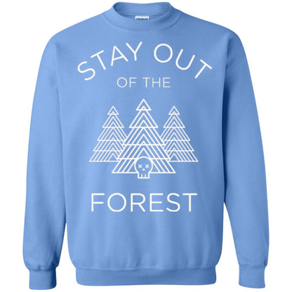 Murderino T-shirt -stay Out Of The Forest Carolina Blue
