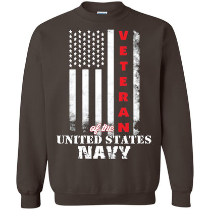 Armed Forces Us Navy Vintage Veteran T-shirt Dark Chocolate