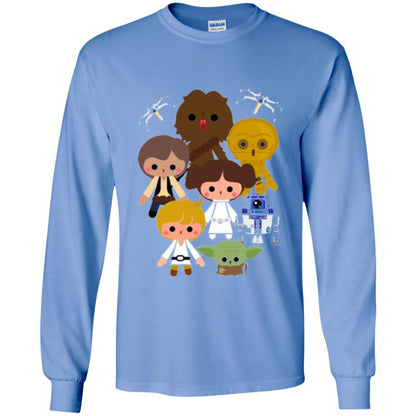 Film T-shirt Cute Kawaii Style Heroes Graphic Carolina Blue