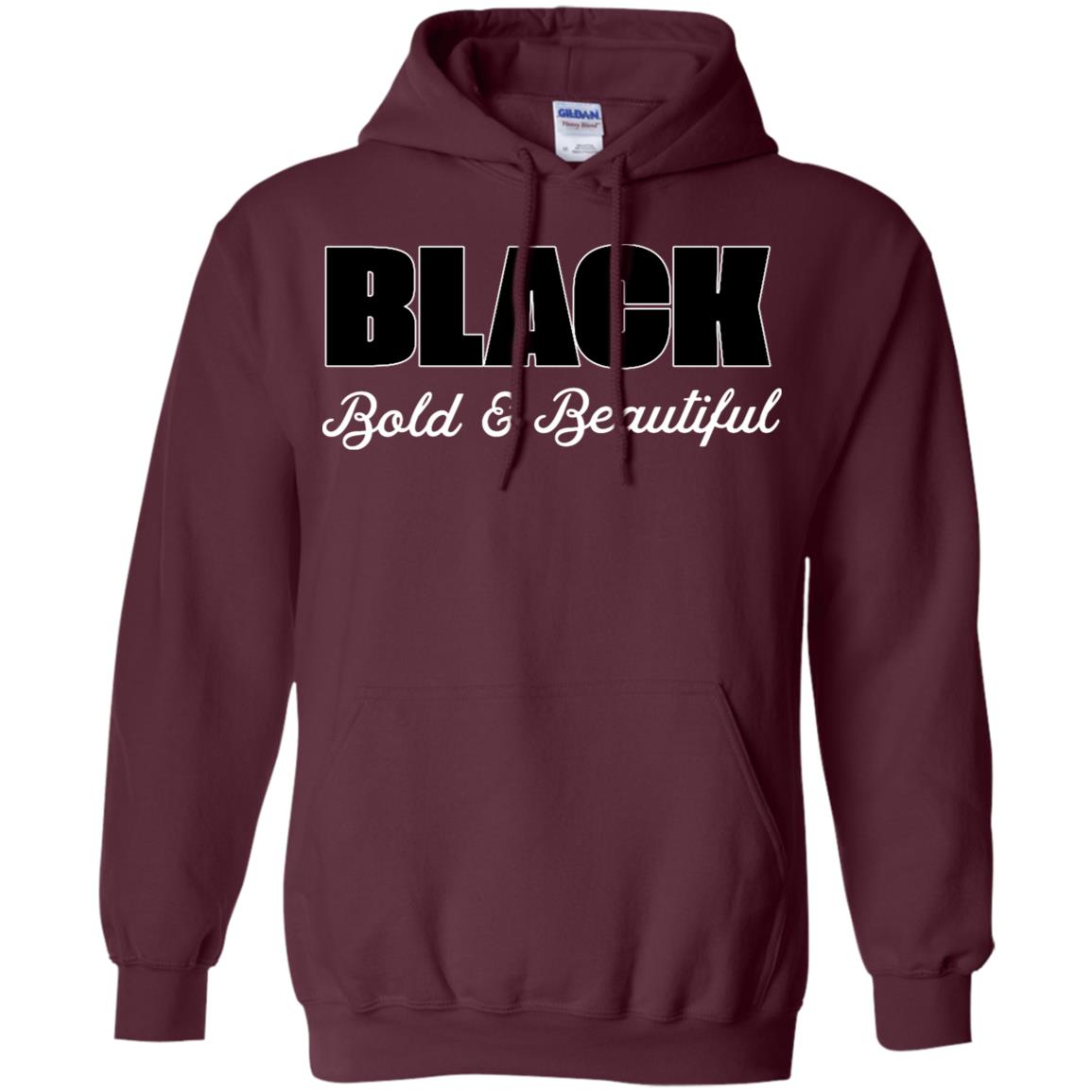 Black Bold And Beautiful Shirt Maroon