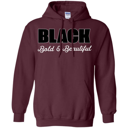 Black Bold And Beautiful Shirt Maroon