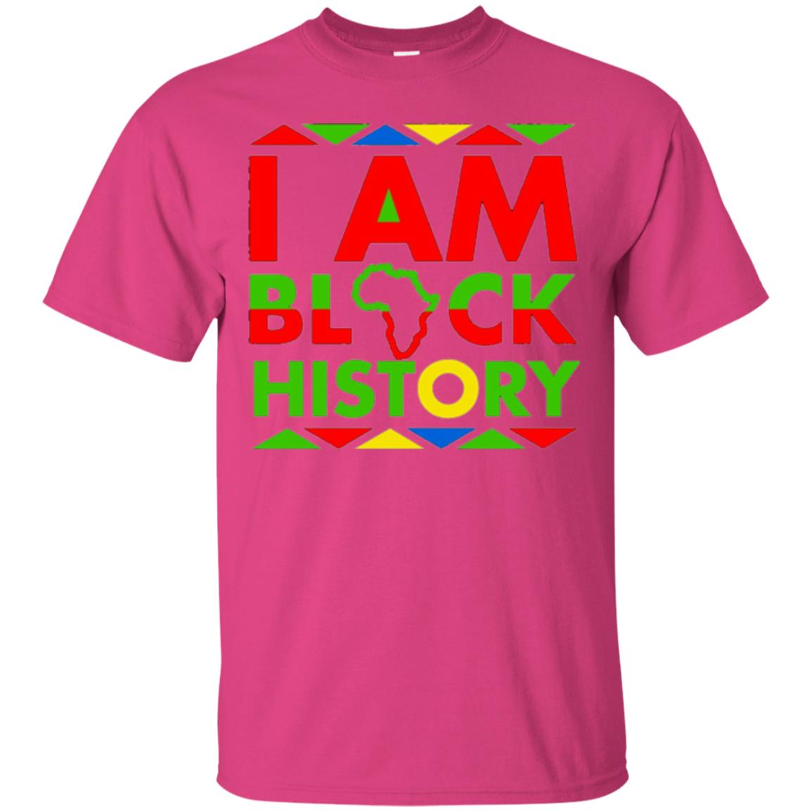 I Am Black History Month Black Pride T-shirt Heliconia