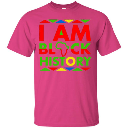 I Am Black History Month Black Pride T-shirt Heliconia