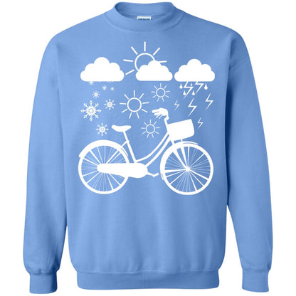 Bicycle All Weather Cyclist T-shirt For Bicycle Lover Carolina Blue