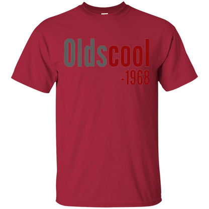 Oldscool 1968 Funny Old School 50th Birthday T-shirt Cardinal