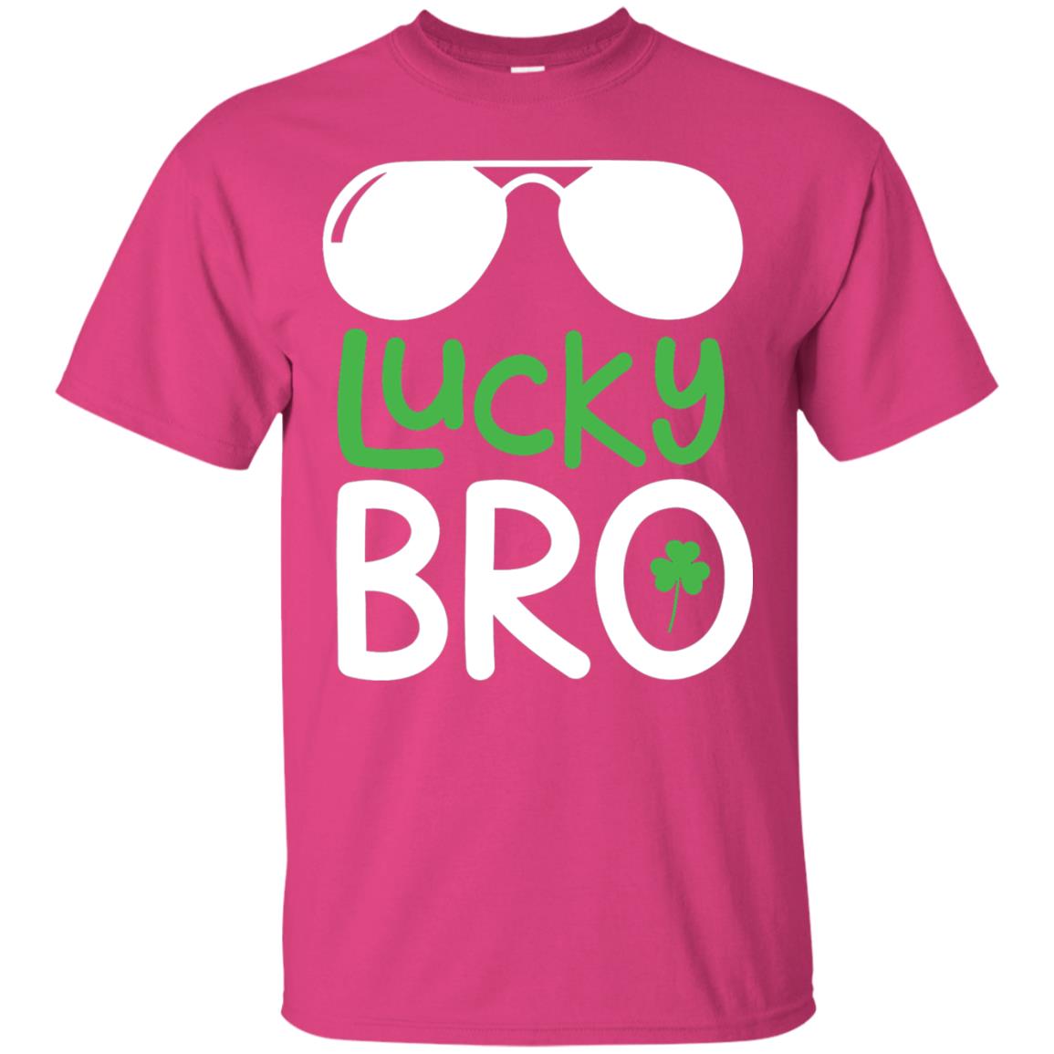 Lucky Bro St. Patrick_s Day T-shirt Heliconia