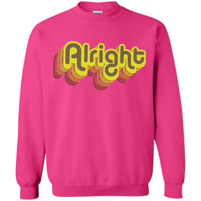 Alright Alright Shirt Funny Retro 70s Heliconia
