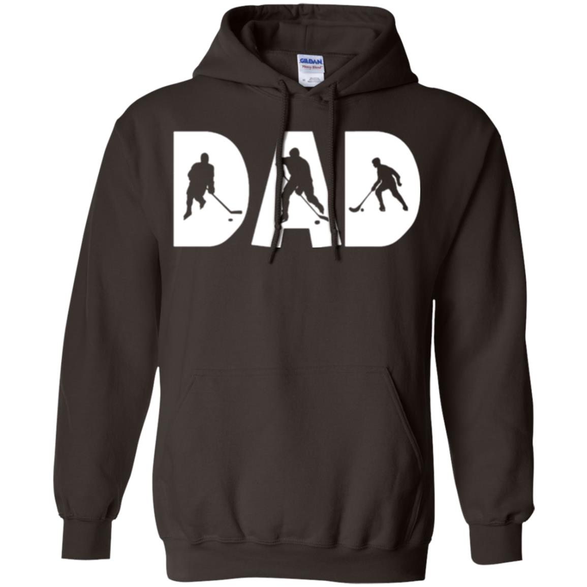 Daddy T-shirt Hockey Lover Dark Chocolate