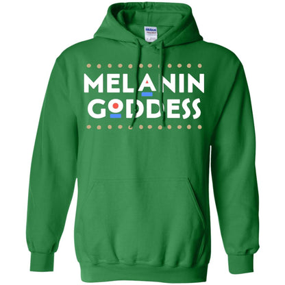 Melanin Goddess African T-shirt Black Girl Poppin_ Irish Green
