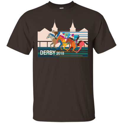 Kentucky Horse Racing Derby Day 2018 Shirt Dark Chocolate