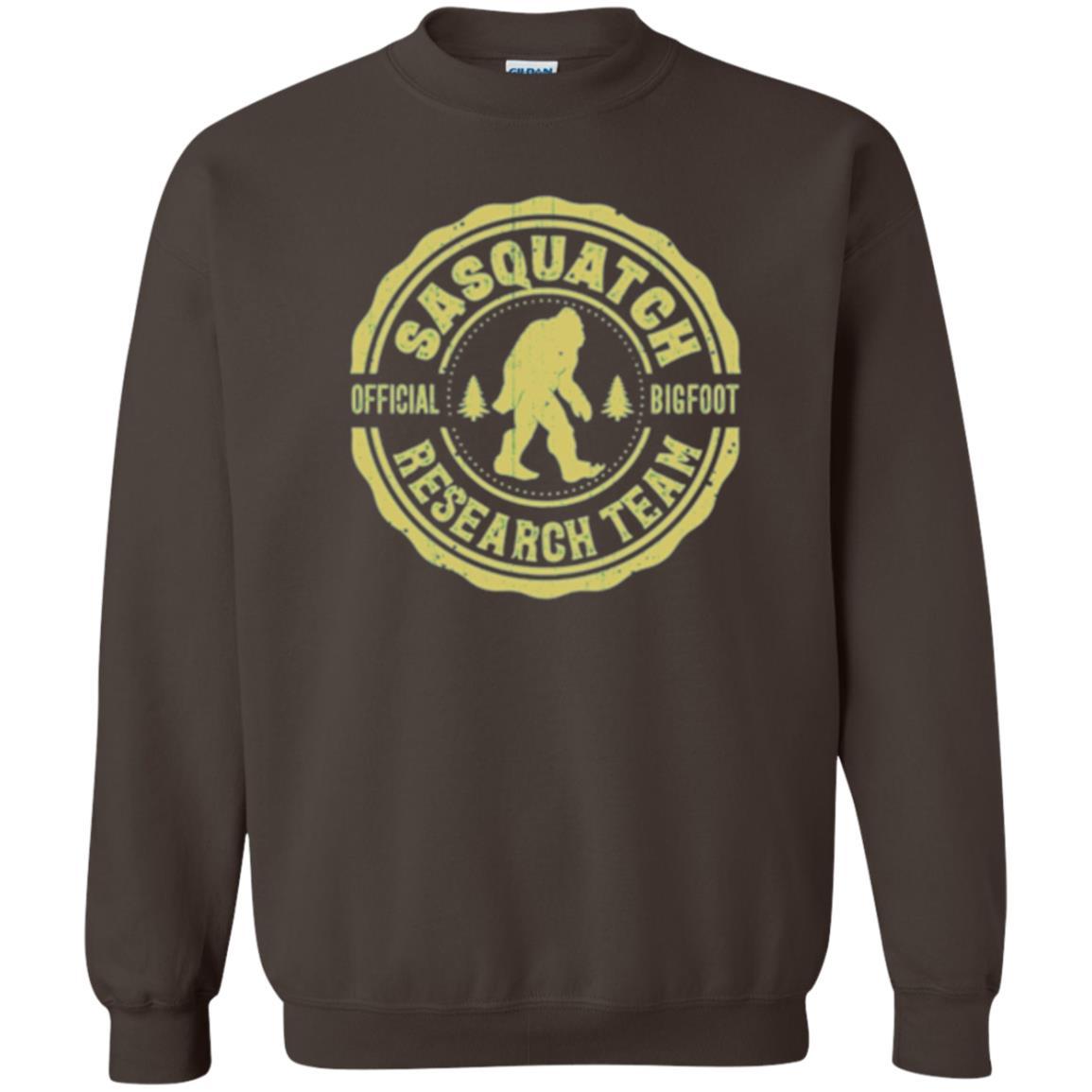 Squatchin Gone T-shirt Finding Sasquatch Bigfoot Research Team Dark Chocolate