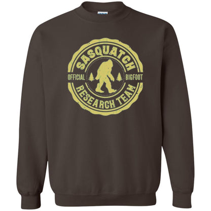 Squatchin Gone T-shirt Finding Sasquatch Bigfoot Research Team Dark Chocolate