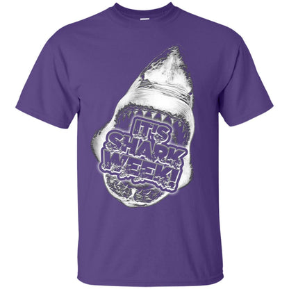Every Day Of Shark Week T-shirt 2018 Purple