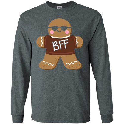 Gingerbread T-shirt Best Friend Forever Dark Heather