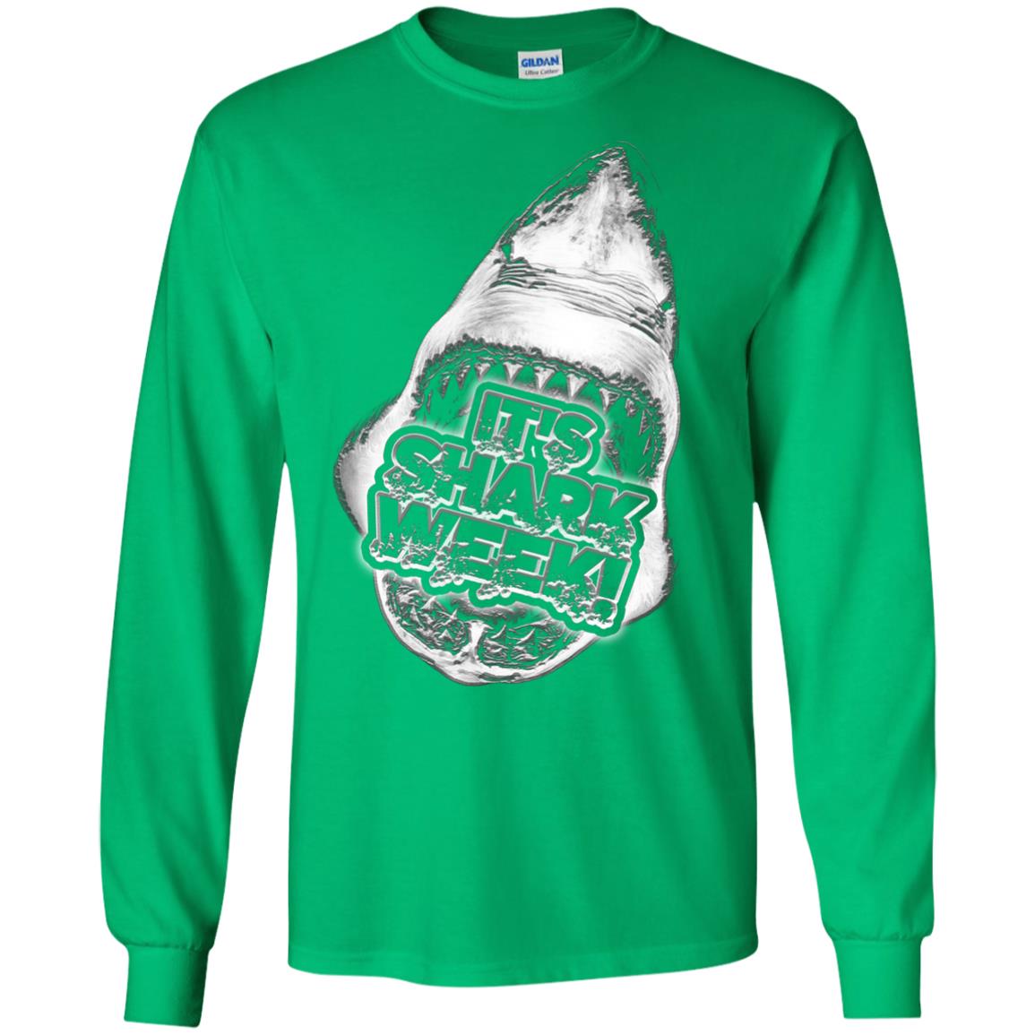Every Day Of Shark Week T-shirt 2018 Irish Green