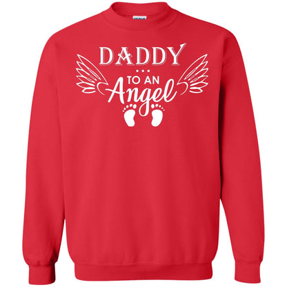 Daddy To An Angle Daddy In Heaven Shirt Red
