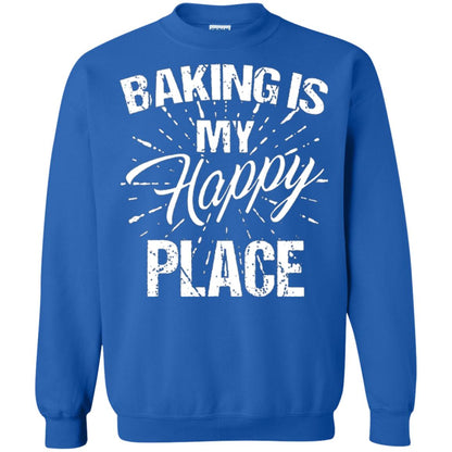 Baking Is My Happy Place Baker Shirt Royal