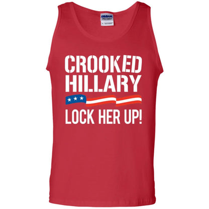 Crooked Hillary Lock Her Up T-shirt Red