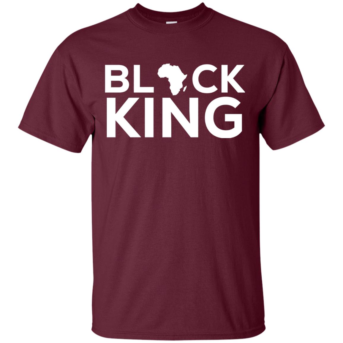 Pride Black Power Panthers Lives Matter Black King Africa T-shirt Maroon