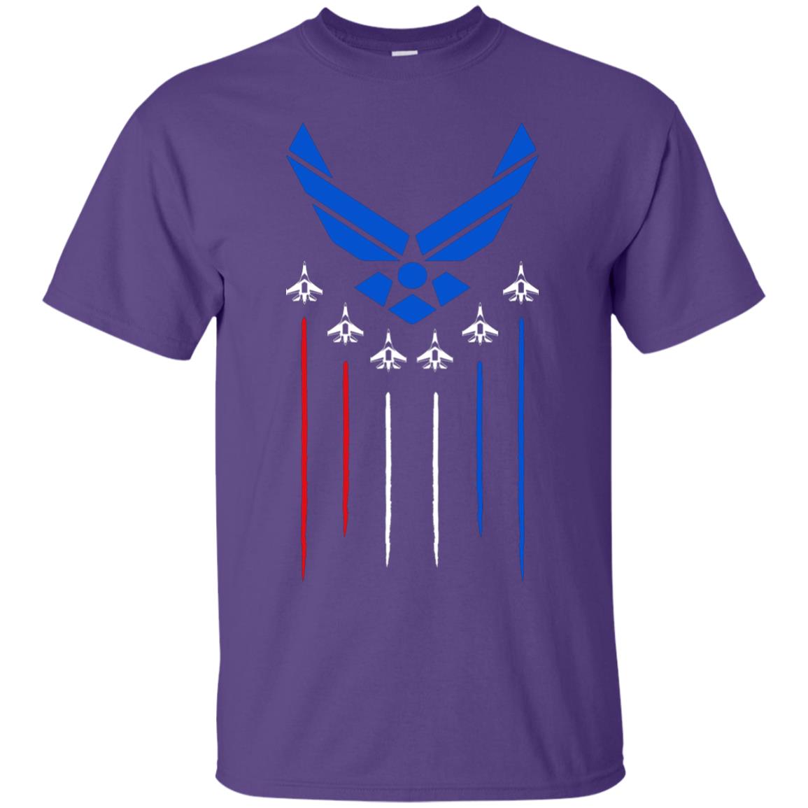 Air Force America Military Shirt Purple