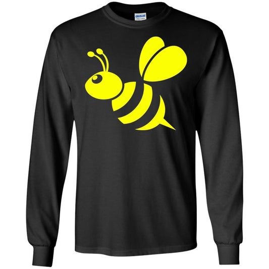 Yellow Honeybee Bee Lover T-shirt Black