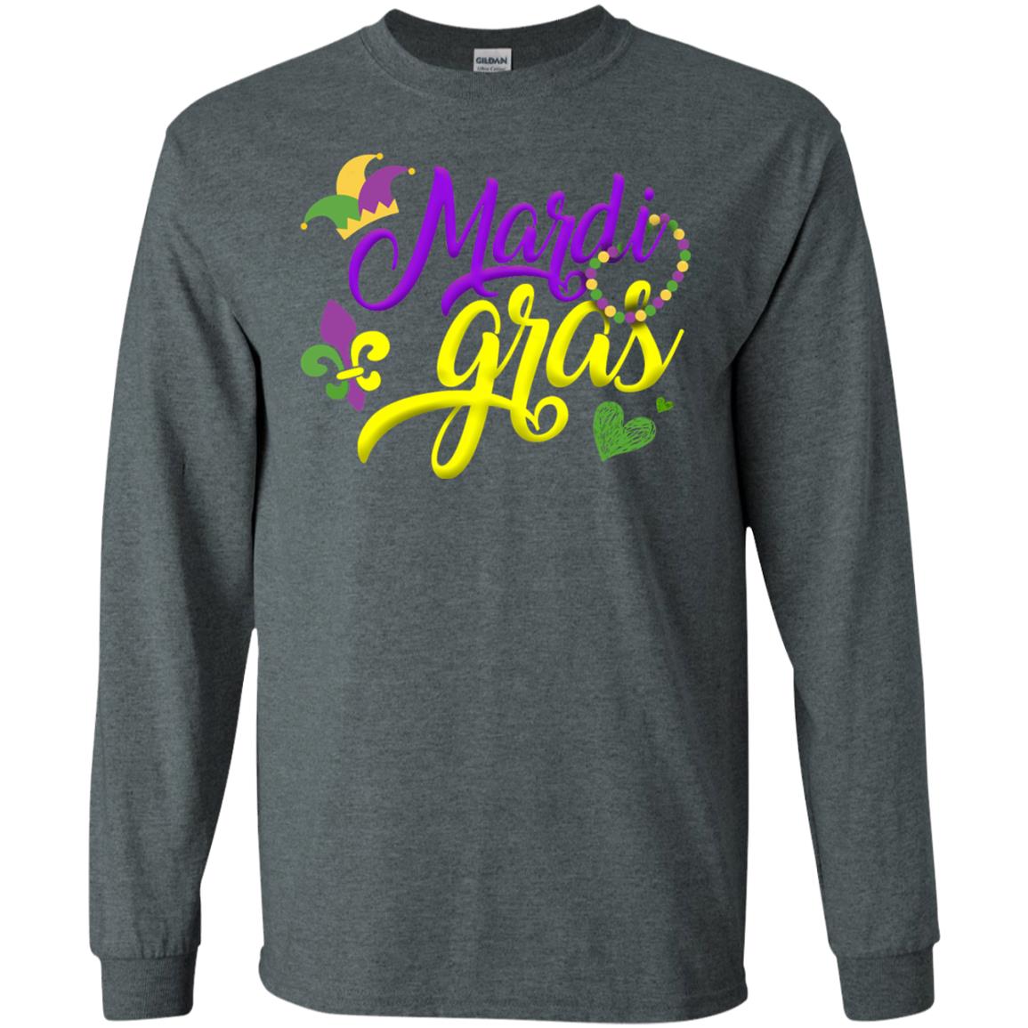 Mardi Gras 2018 T-shirt Dark Heather