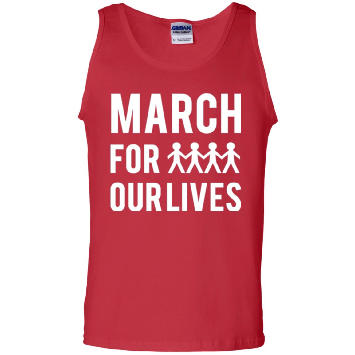 March For Our Lives Anti Gun T-shirt Red