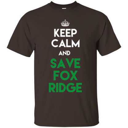 Elementary T-shirt Keep Calm And Save Fox Ridge T-shirt Dark Chocolate